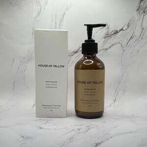 House of Tallow Hippocrates (Sandalwood) 100% Grass Fed Tallow Body Lotion 8oz